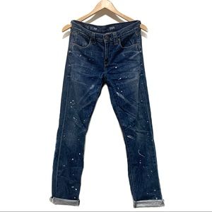 J. Crew Vintage Slim Paint Splatter Jeans